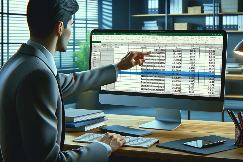 comment barrer texte excel
